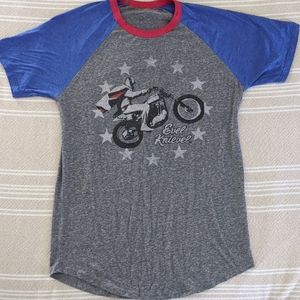 Evil Knievel motorcycle t-shirt